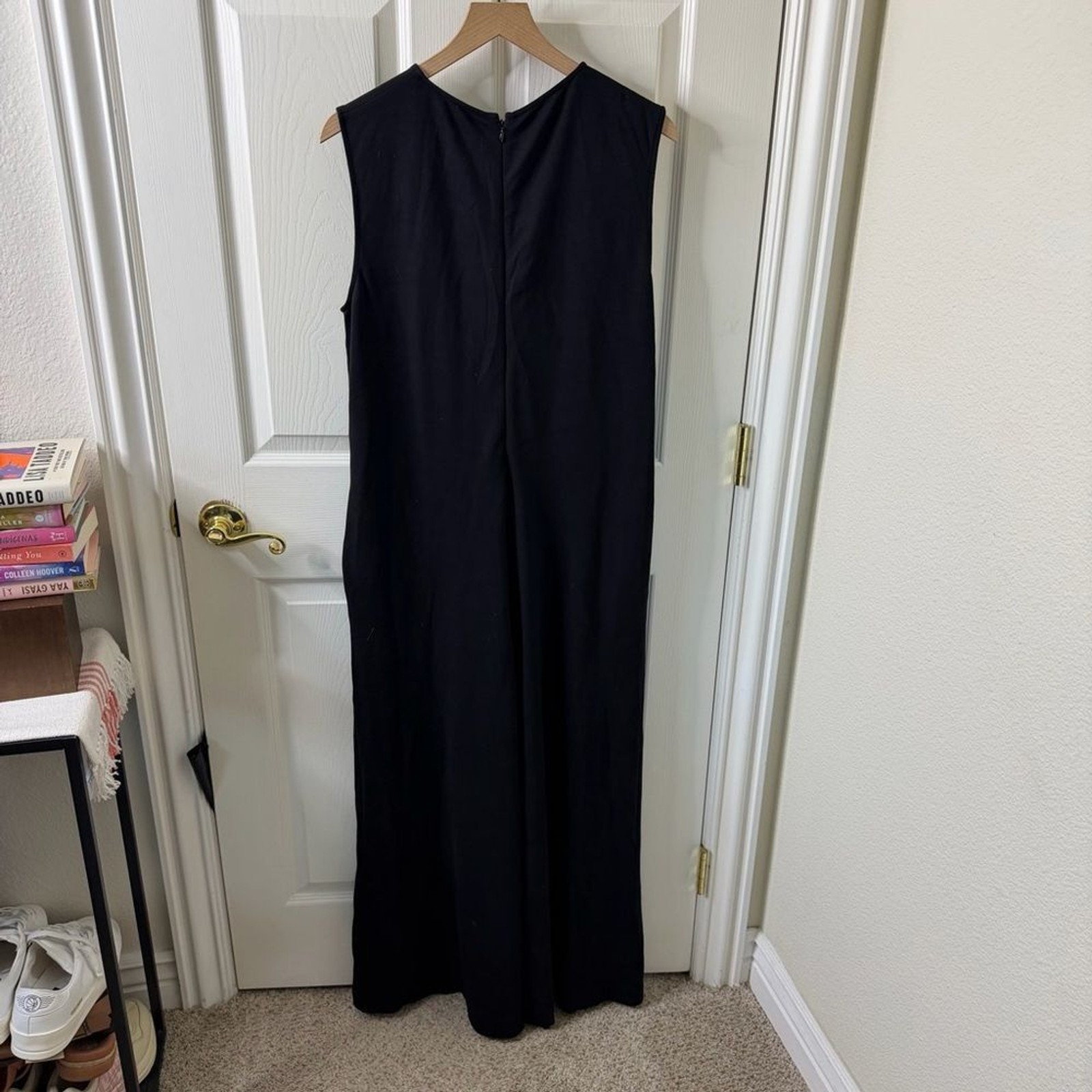 COS Black Sleeveless Wide-Leg Jumpsuit