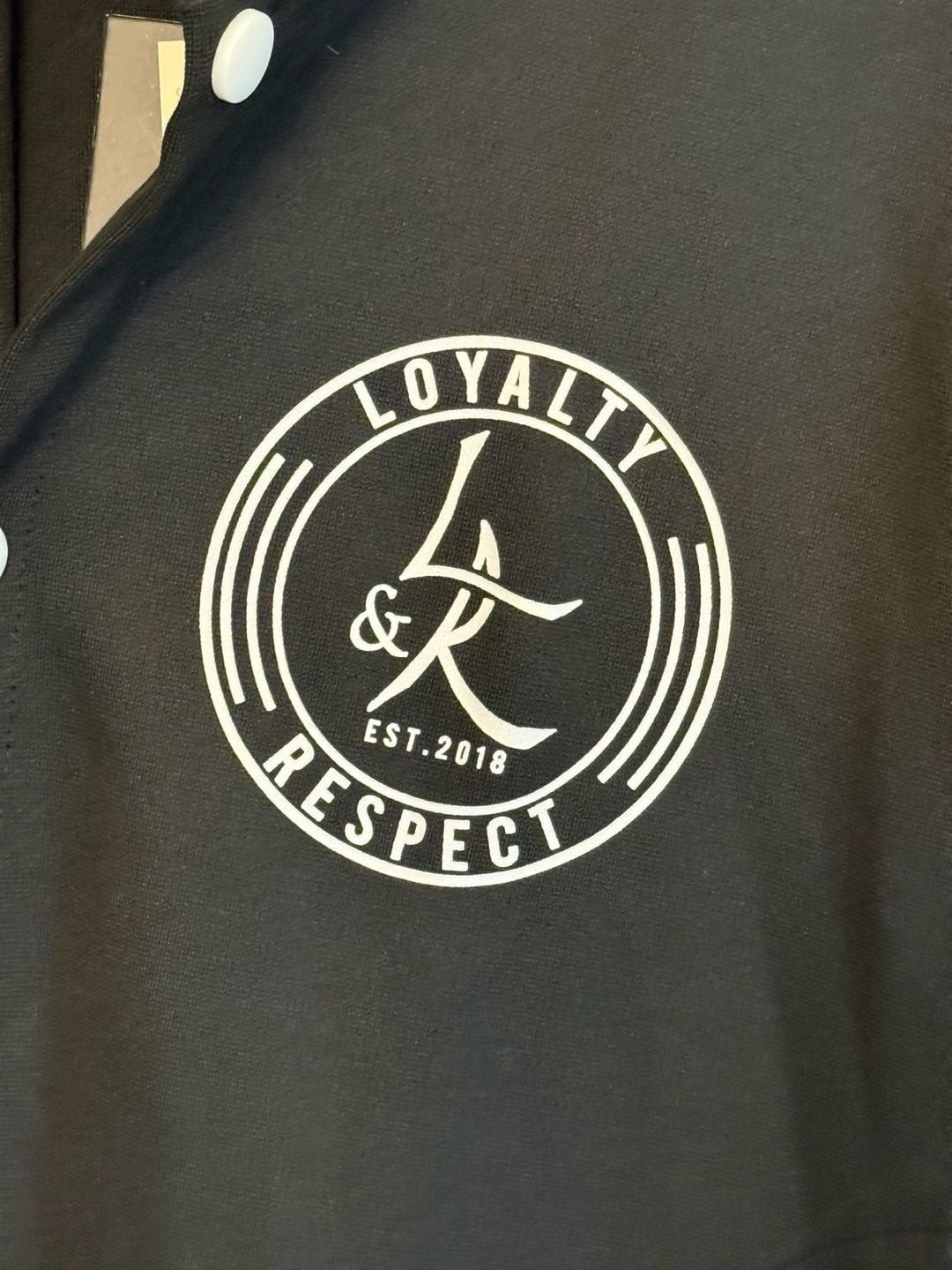Riflessi Loyalty & Respect Varsity Style Snap-Front Hoodie Jacket