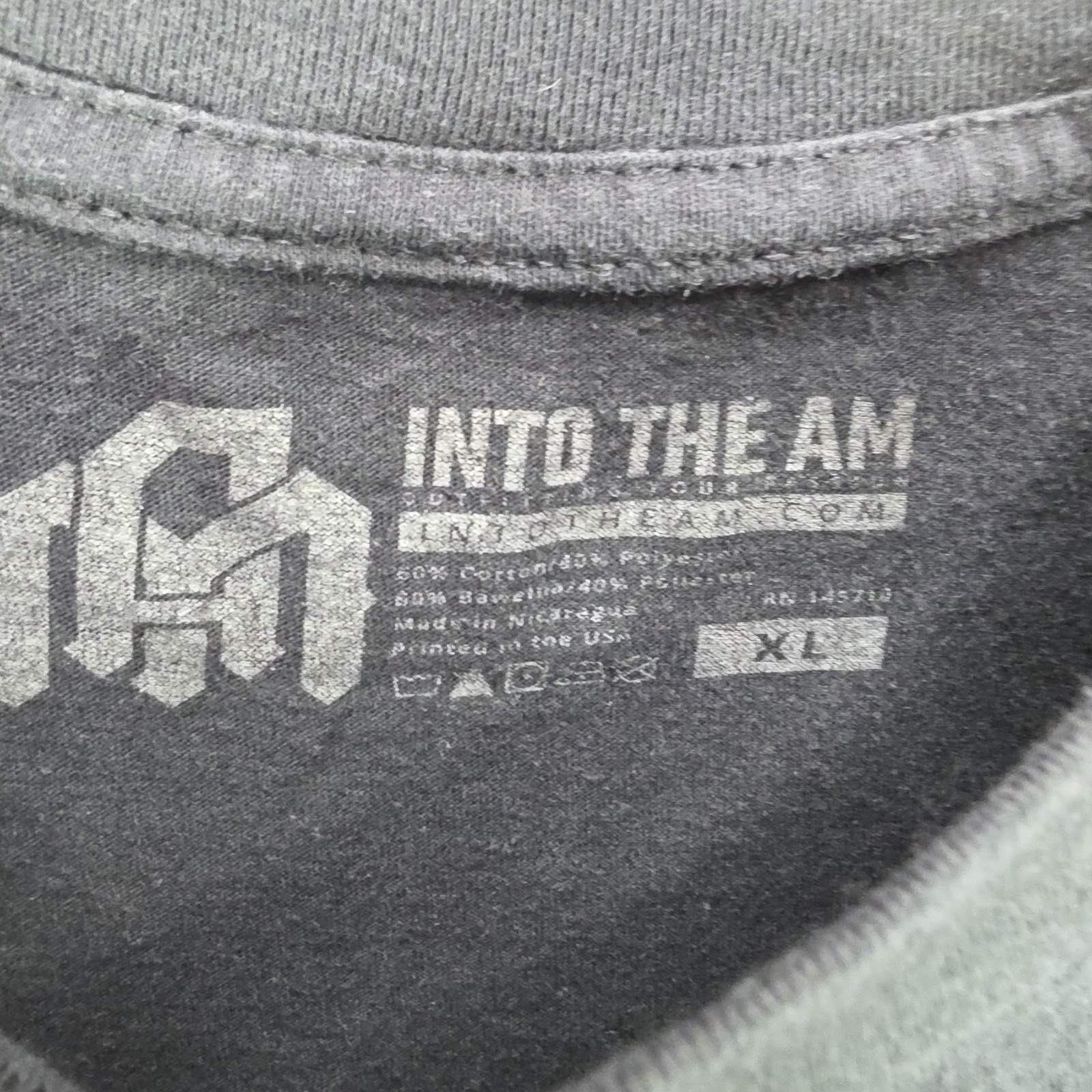 Into The Am Shirt Adult XL Black Graphic Space Stars Western Shipping Container