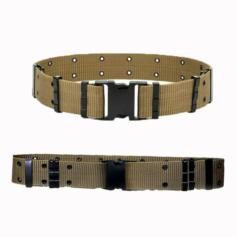Military Pistol Belt Nylon Tactical Webbing Belt ALICE Marine Corps Type Belt US