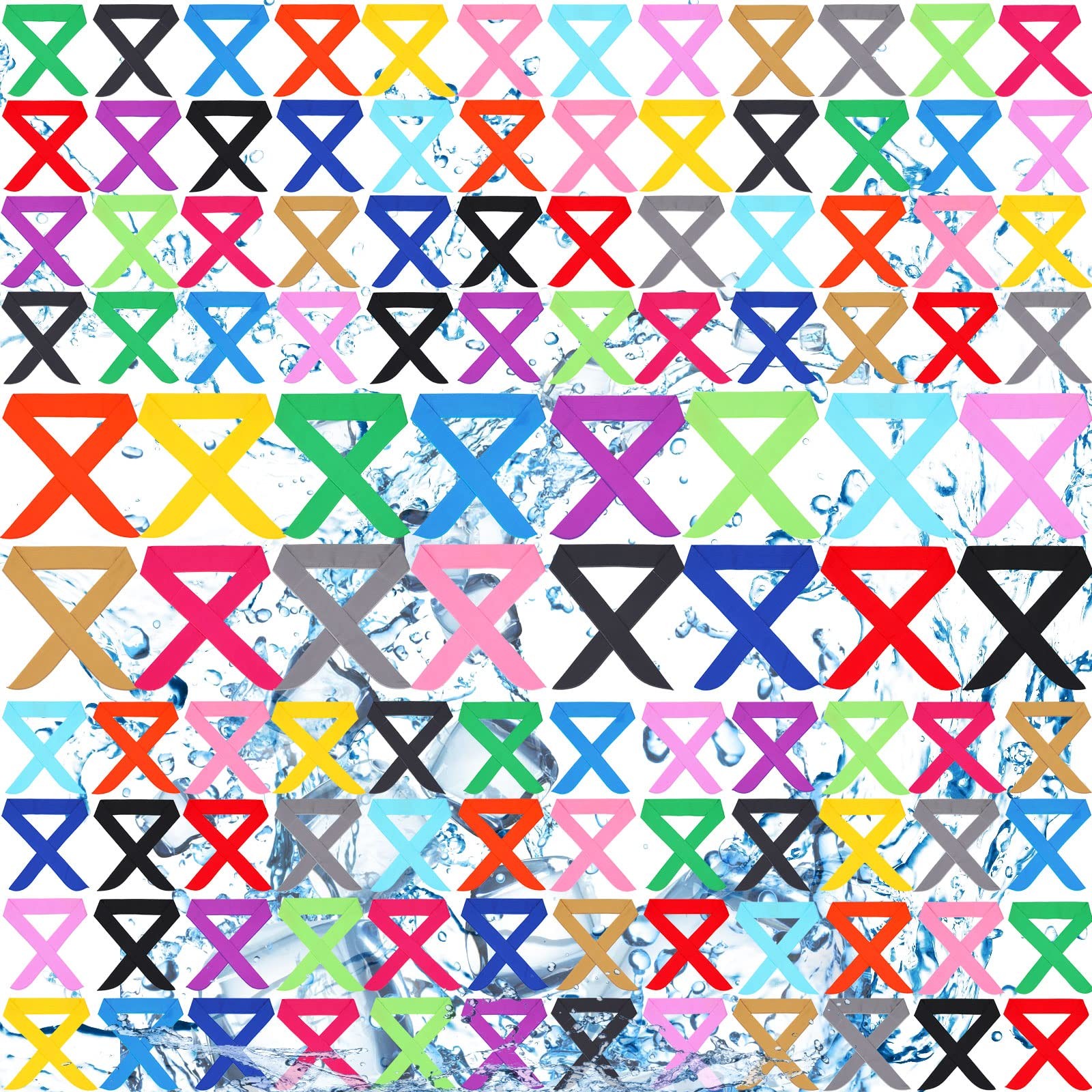 Cooling Neck Wraps Cooling Bandana Neck Coolers Ice Scarf Collar Headband for
