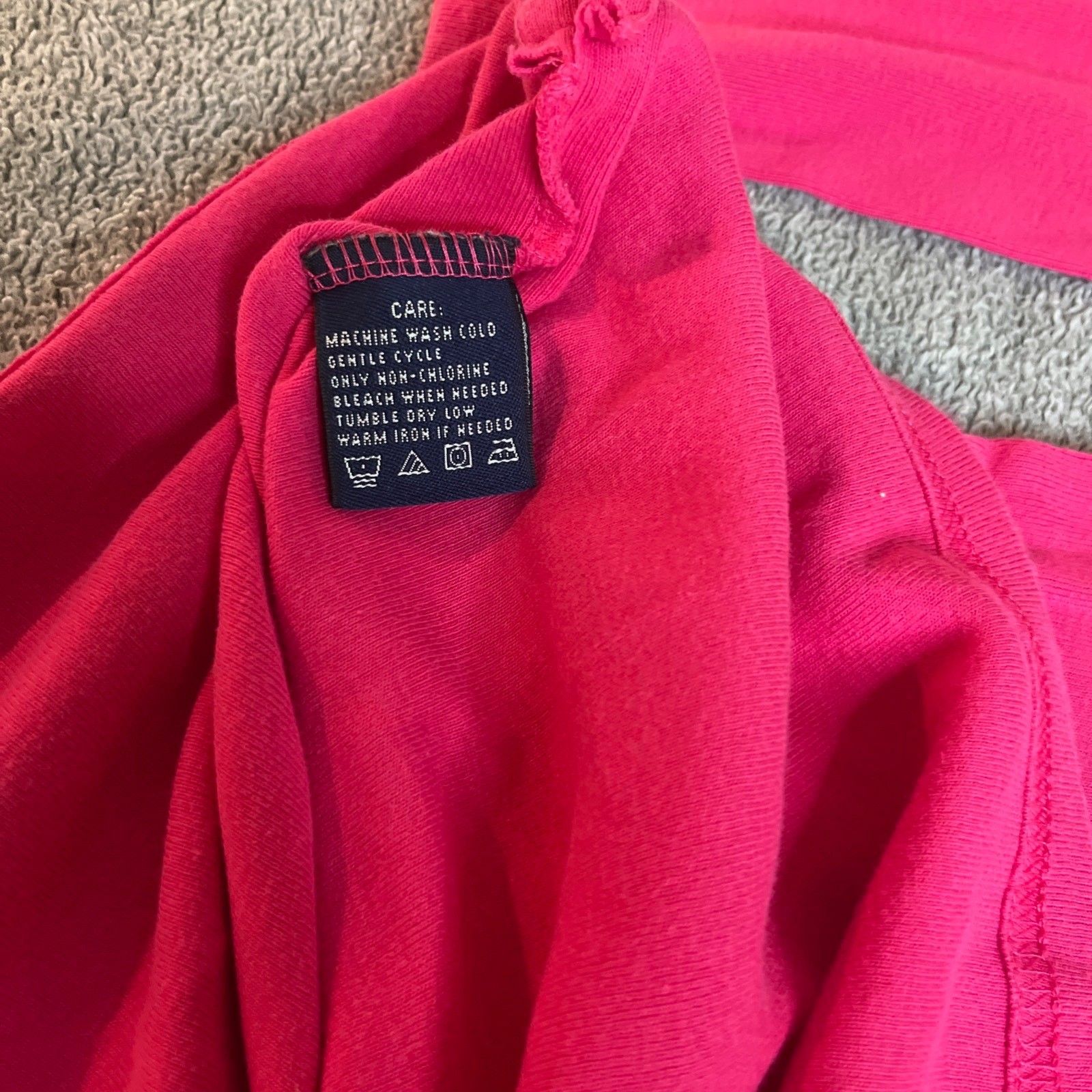 Ralph Lauren Sport Womens pink polo 100% cotton Long Sleeve size Medium B176