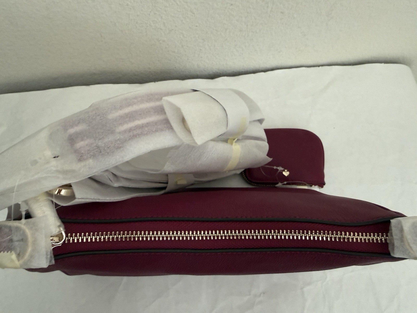 NWT KATE SPADE Rosie Shoulder Crossbody Leather Bag $399 Dark Raspberry