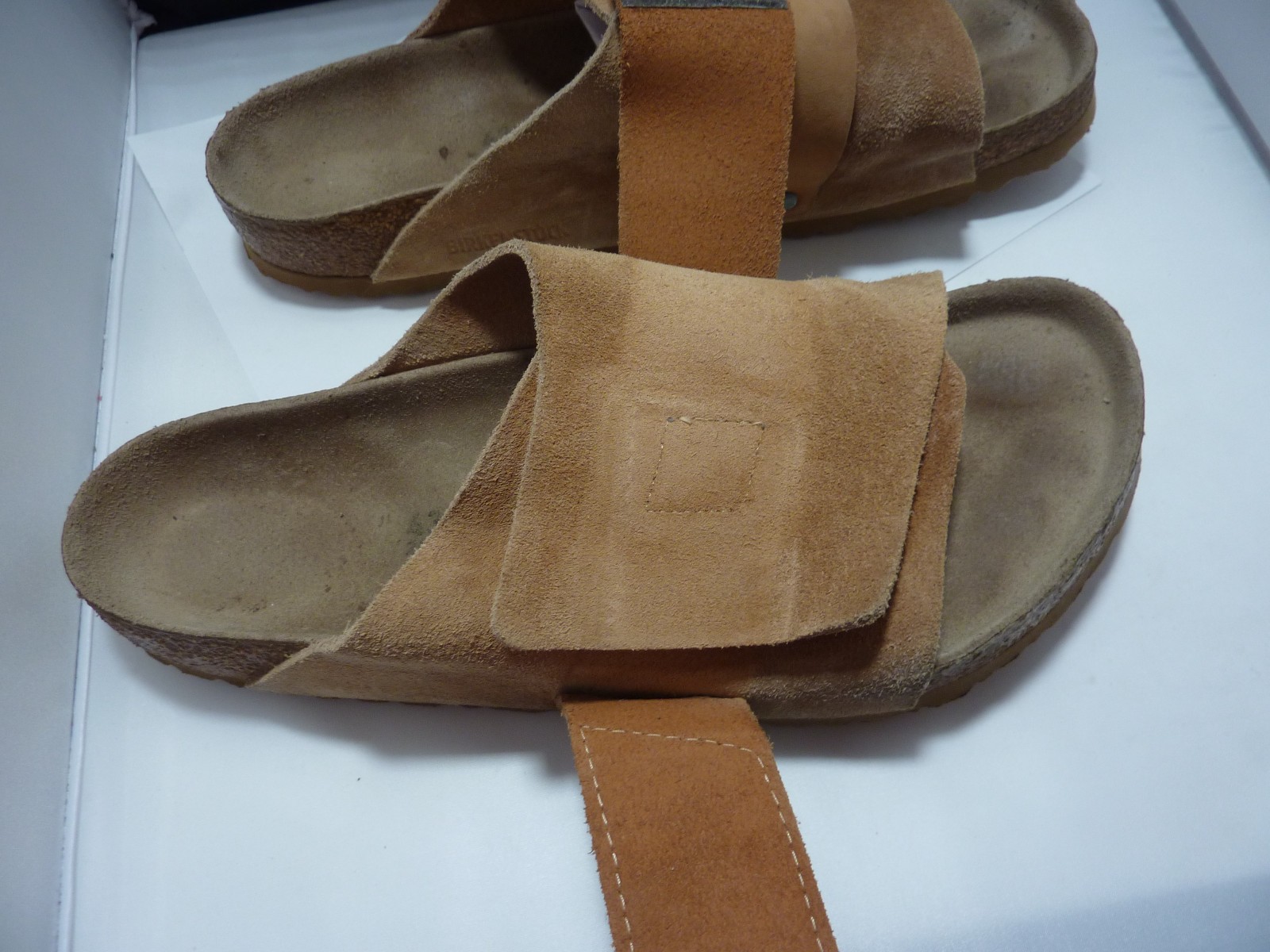 Birkenstock Kyoto Sandals Mens 43 US 10 WHEAT Slide On Made in Germany
