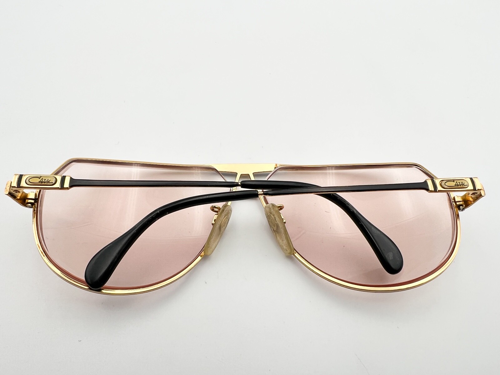 Original CAZAL 953 Sunglasses FRAMES 302 Gold Black Germany F976