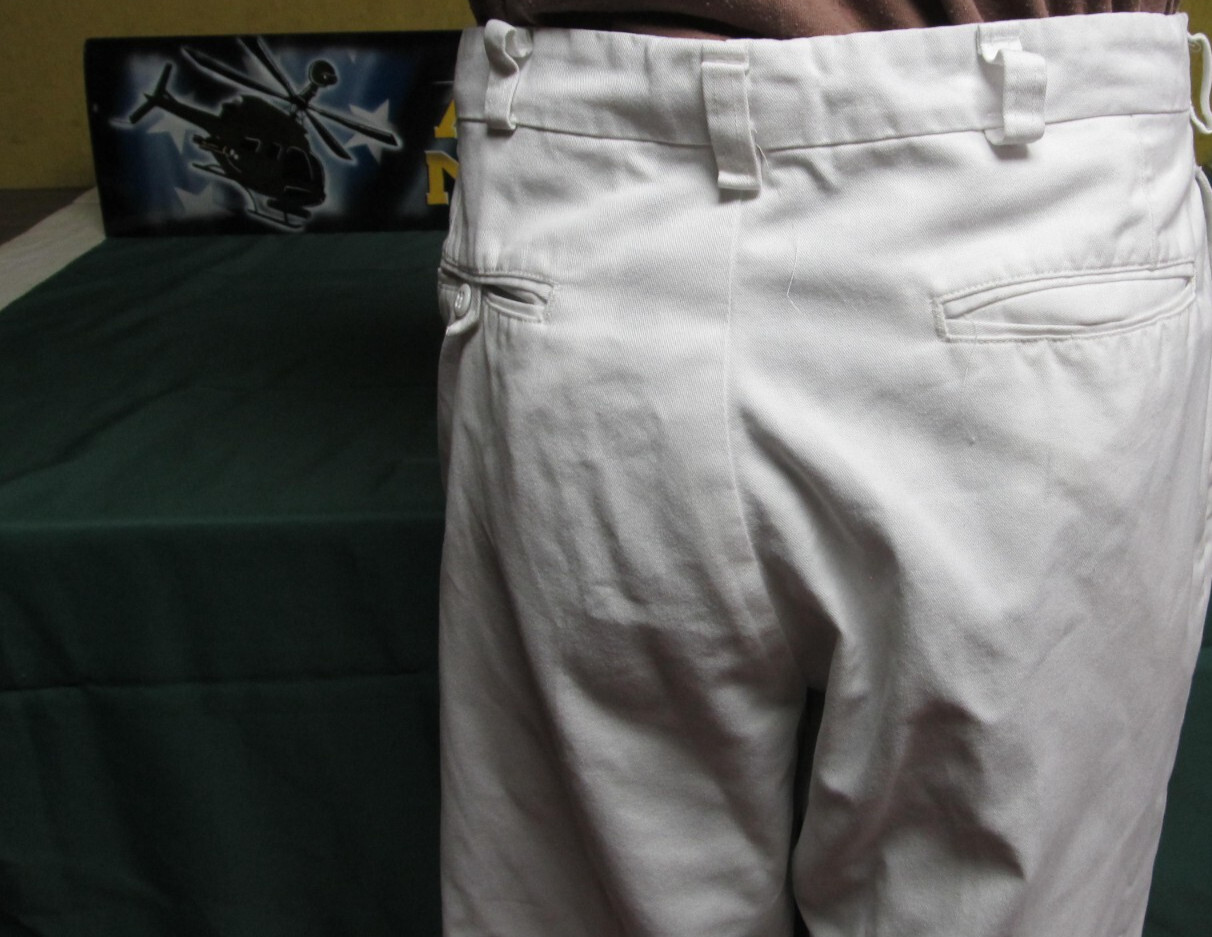 WHITE PAINTER PANTS COOKS PANTS NEW WAIST 28 30 34 38 44