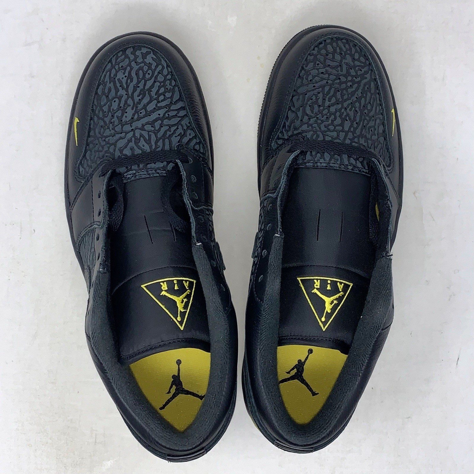 Air Jordan 1 Low ‘Batman’ Black Cement Sneakers, Size 10 BNIB IM6568-010