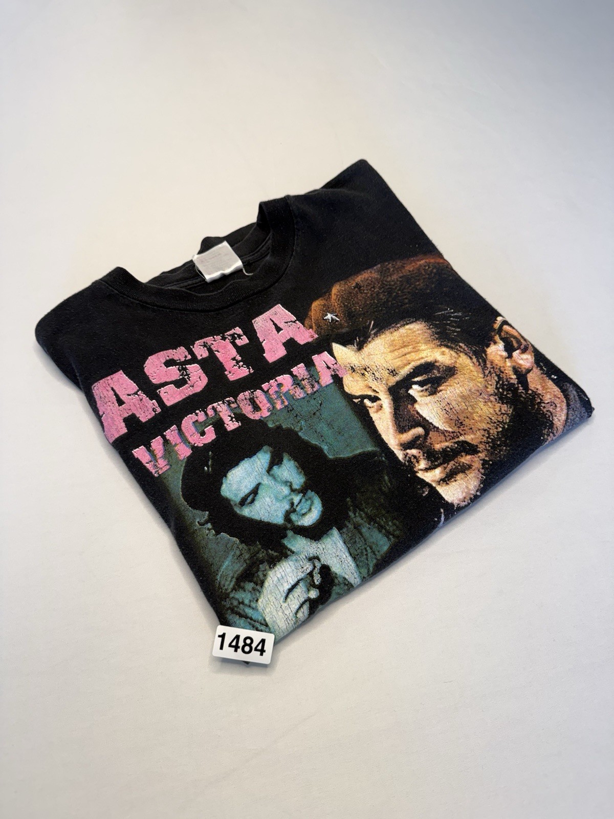 Vintage Che Guevara t-shirt Hasta La Victoria XL Double Sided AOP Rap Tee RATM