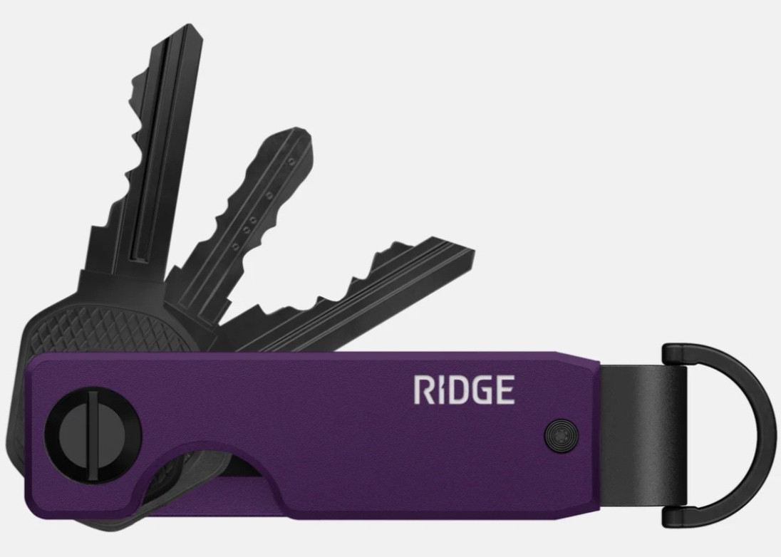 Genuine Ridge Key Case Slim Alaska Twilight Holds 2-6 Keys Aluminum Metal Holder