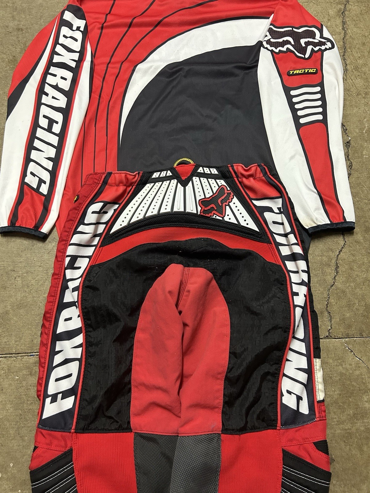 Insane 2003 Fox Racing Tactic Motocross Racing Suit