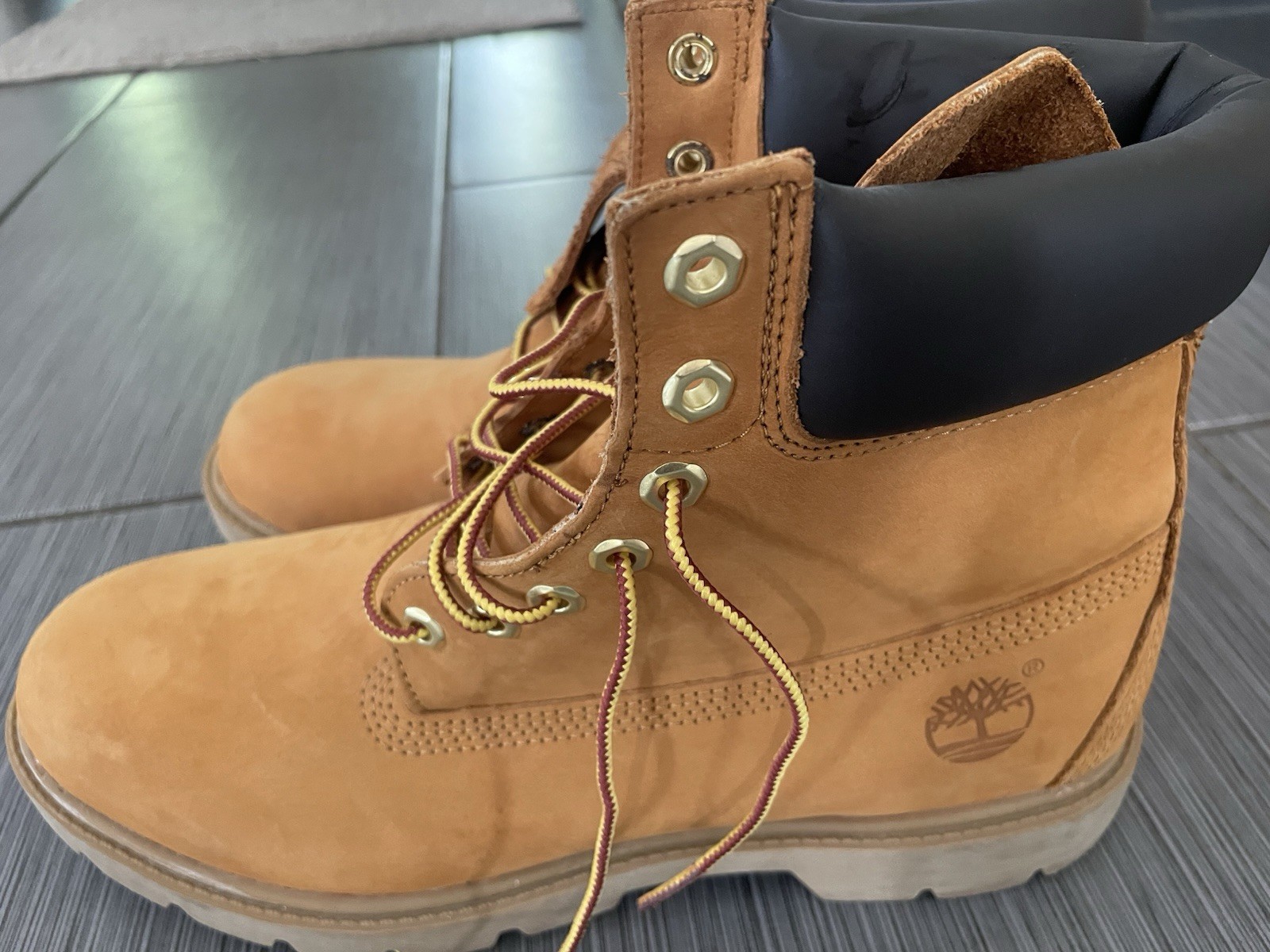 Timberland Men’s Insulated Brown Leather Lace-Up Work Boots US 10 M