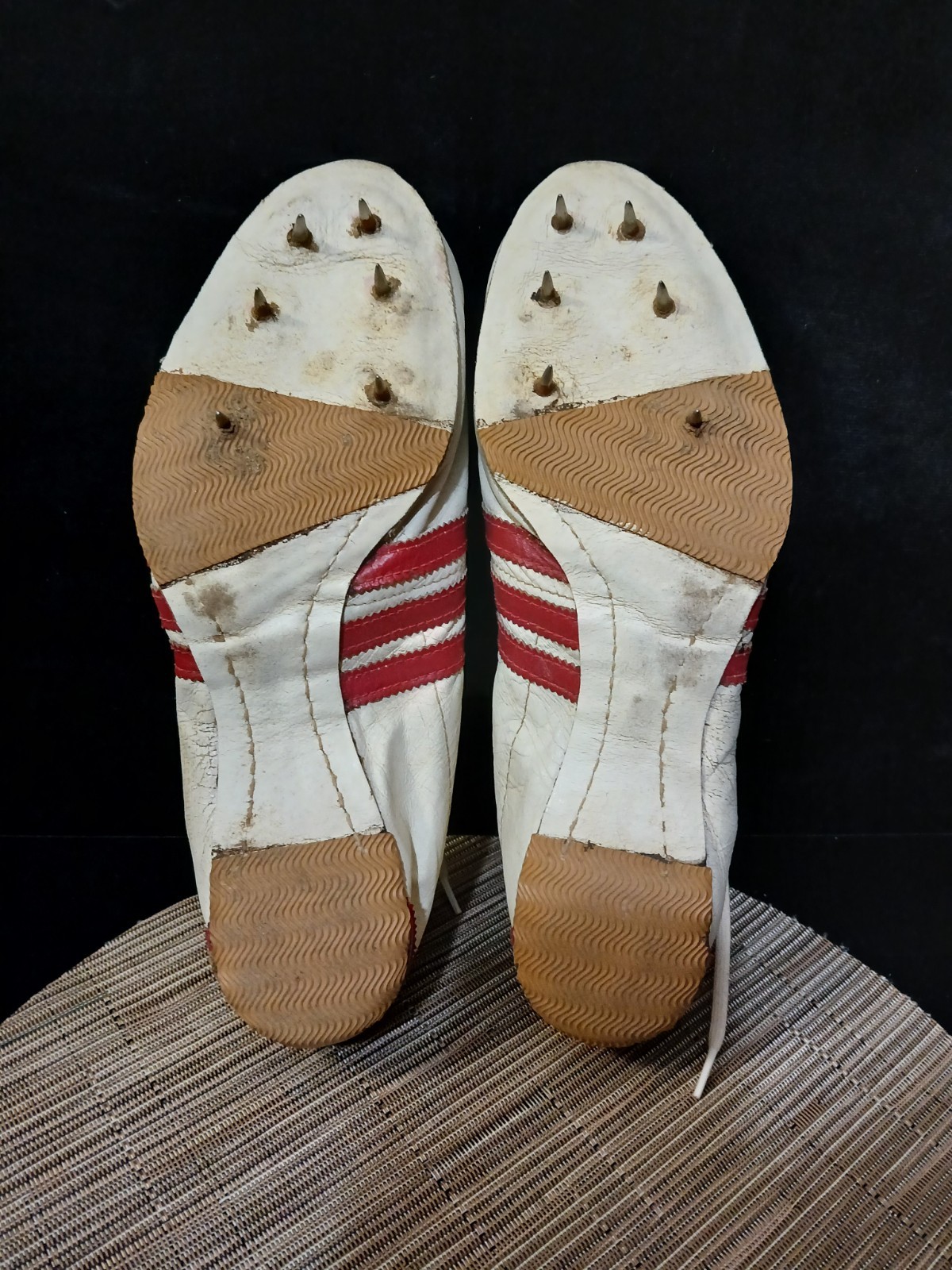 🟥Vintage Adidas Intervall Track Spikes West Germany w/ Box 1960s–70s Dassler 🟦
