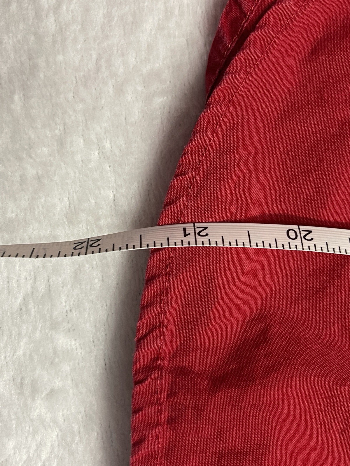VTG Polo Jeans Co Ralph Lauren Red Sleeveless Button Front Shirt Women’s Medium