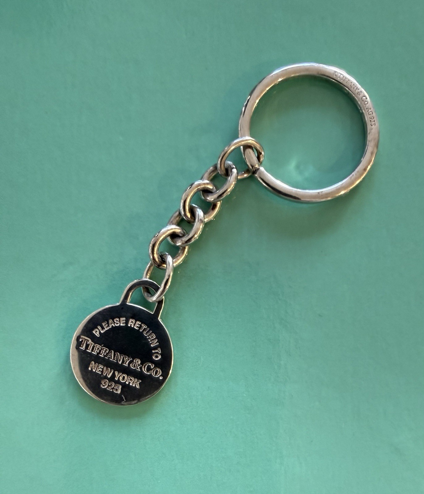 Tiffany & Co. Sterling Silver Keychain