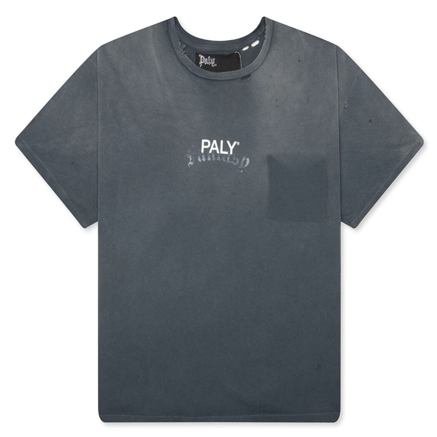 Paly Hollywood Core Logo Short Sleeve Tee Shirt Vintage Black White