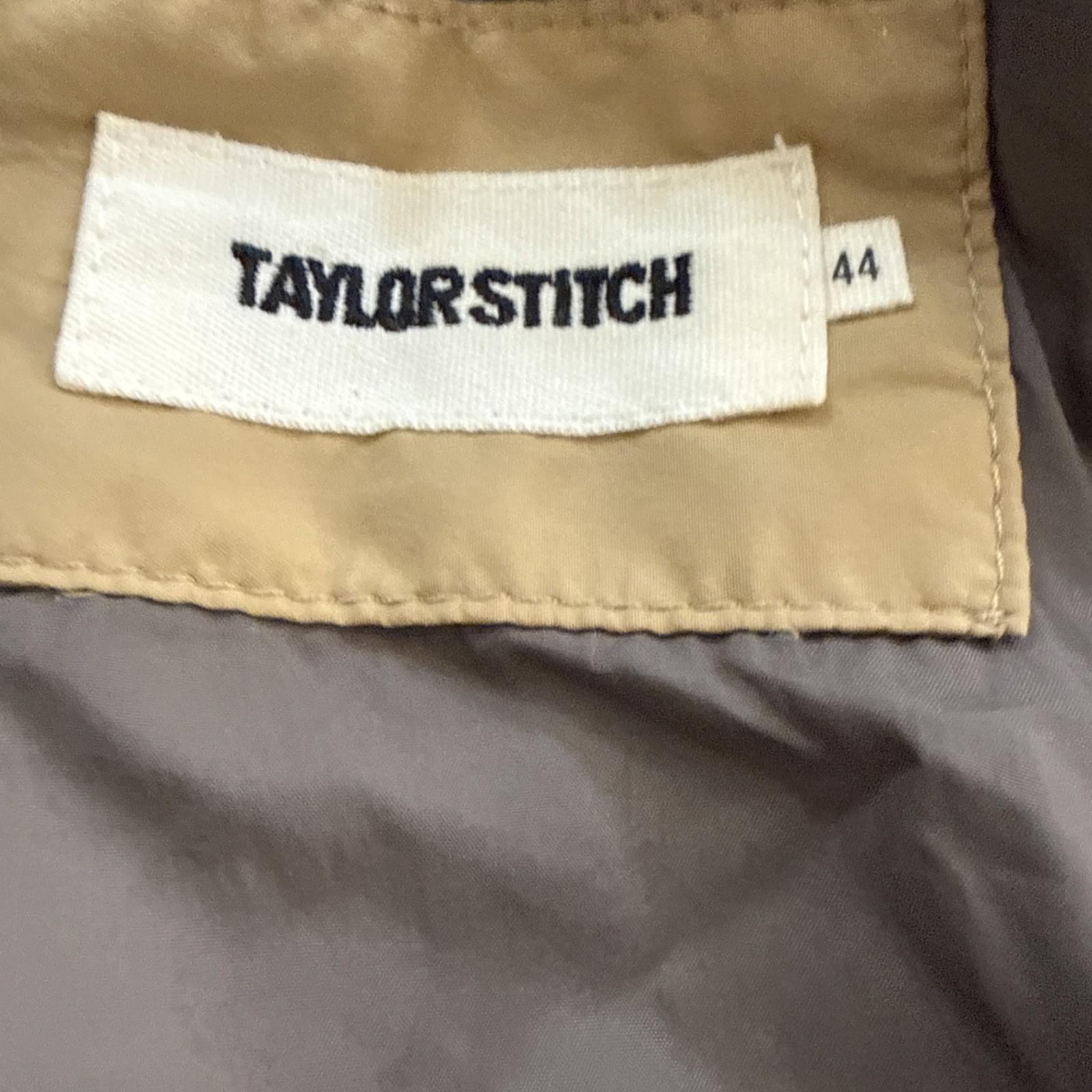 Taylor Stitch The Vertical Jacket Brown Khaki Mens XL 44 MSRP $198