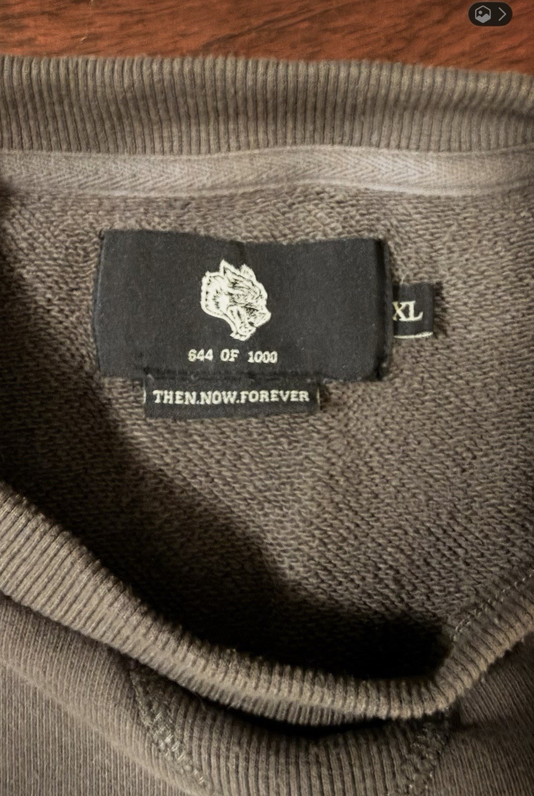 Darc Sport Gray ‘Wolves’ XL Limited Edition Crewneck Sweatshirt – #644 of 1000