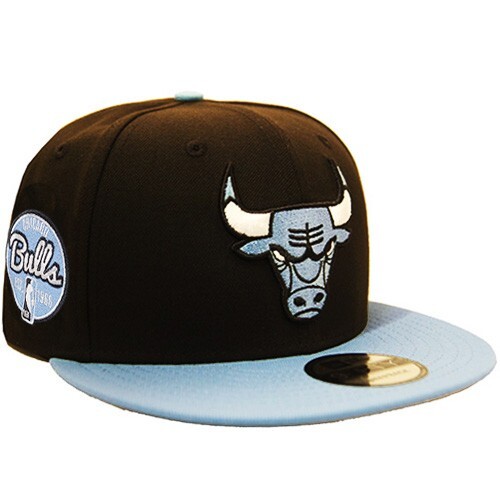 New Era Chicago Bulls Snapback Hat Match Air Jordan 1 UNC Toe University Blue