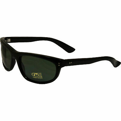 Dirty Harry Black with G 15 Grey Lens UV 400 Protection Sunglasses w Pouch