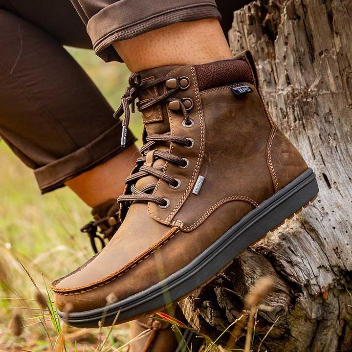 🧡NIB*Lems Boulder Boot Grip Waterproof Men’s Size 10 Full-Grain Oiled Leather🧡