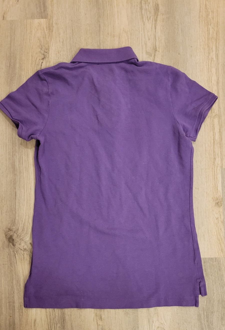Ralph Lauren Sport The Skinny Polo Womens Medium Purple Cotton Pony Logo Golf