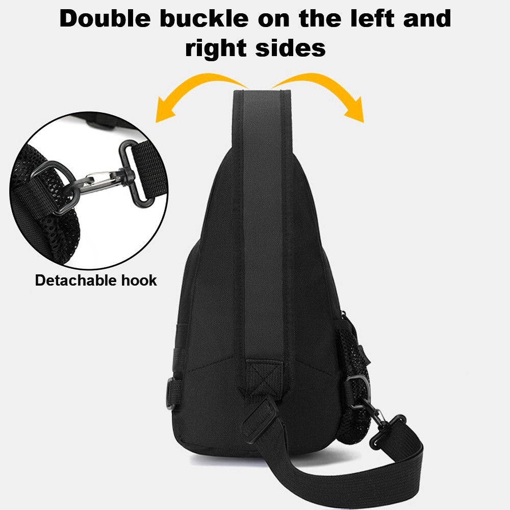 Outdoor Tactical Sling Bag Military Molle Crossbody Pack Chest Shoulder Backpack