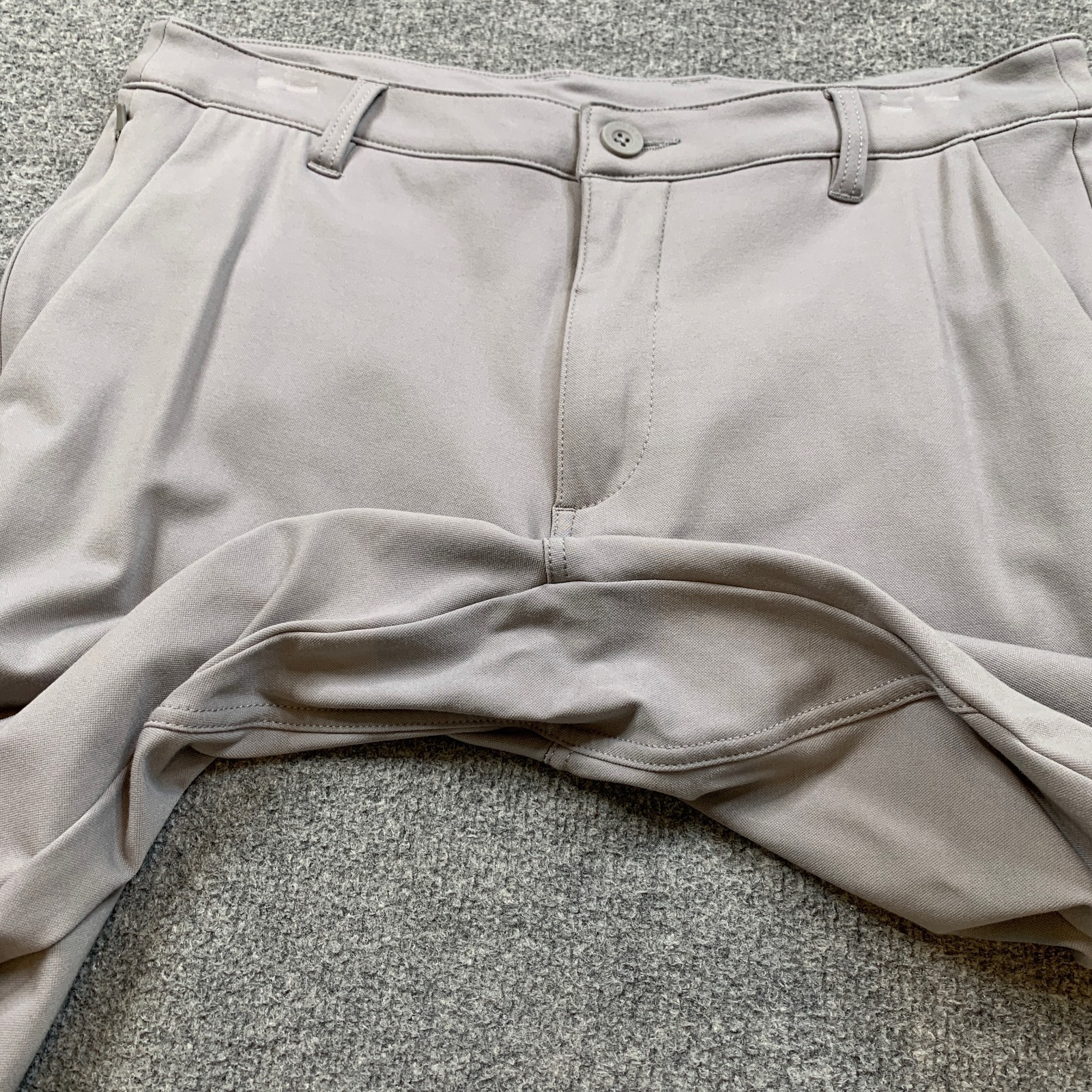 Into The Am Pants Mens 33 Ash Ankle Slim 4-Way Stretch Viscose Nylon Blend