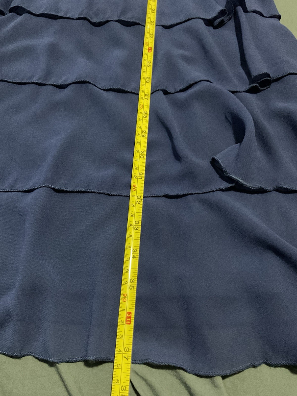 Xara Dark Blue Knee Length Dress Size XL