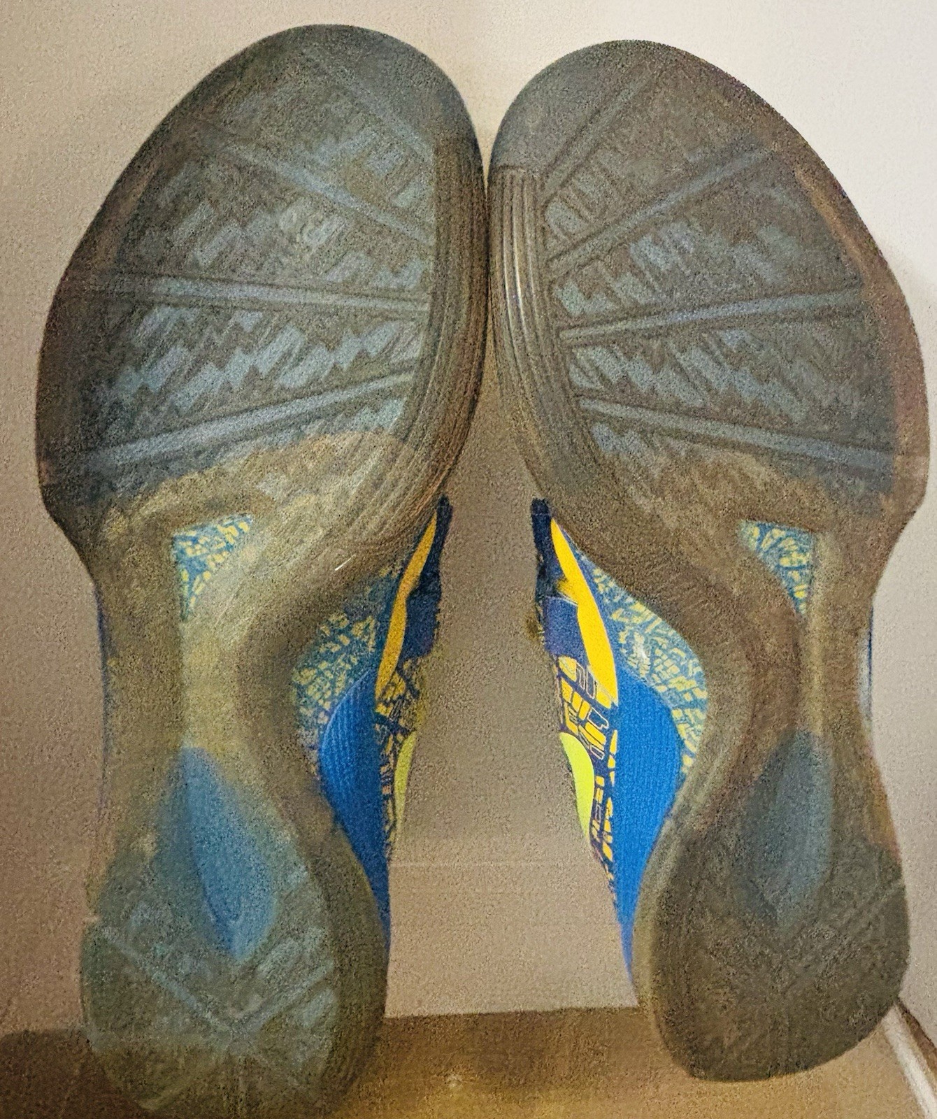 Nike Zoom KD 4 2012 QAM Scoring Title Sz 18 Promo Sample Blue/ Yellow Curry