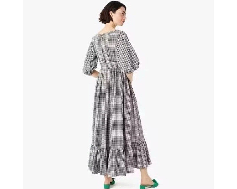 Kate Spade Gingham Dress Maxi
