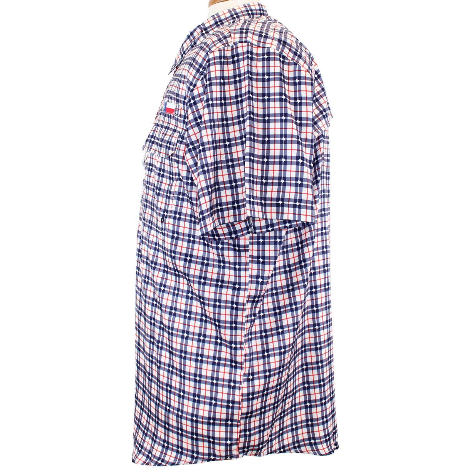 Magellan Men’s Shirt Texas State Prints, Relaxed Short Sleeve Button Down