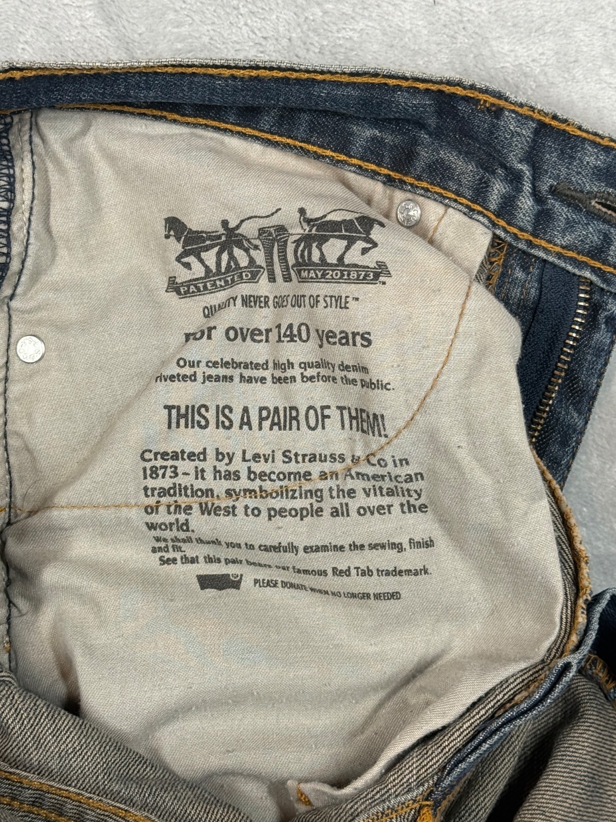 Levi’s 559 Relaxed Straight Jeans Mens 31×30 Blue Denim Rugged Workwear Gorpcore