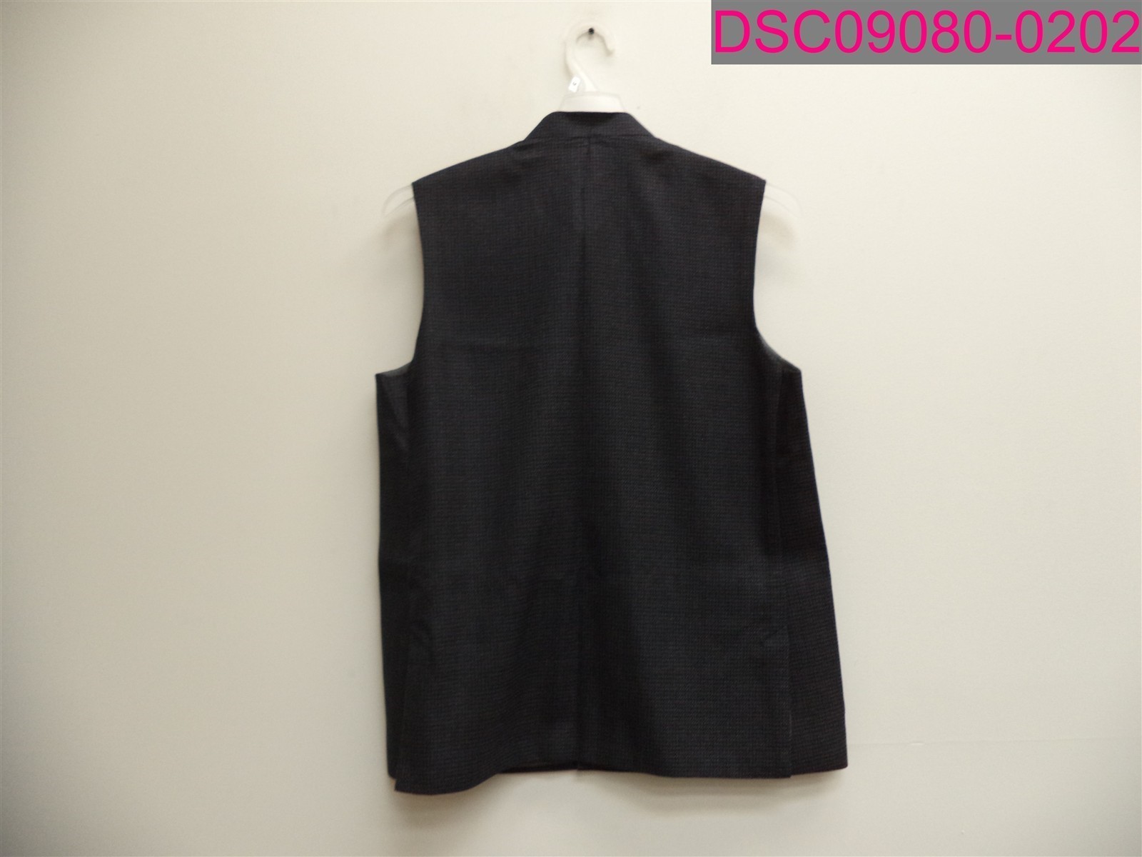 Nadeem Kurta Palace Men’s Button Up Vest Black Size Medium