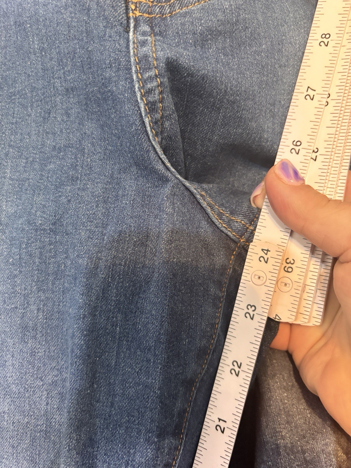 Isaac Mizrahi Jeans Denim Medium Wash 18 Petite 99% Cotton 1% Spandex