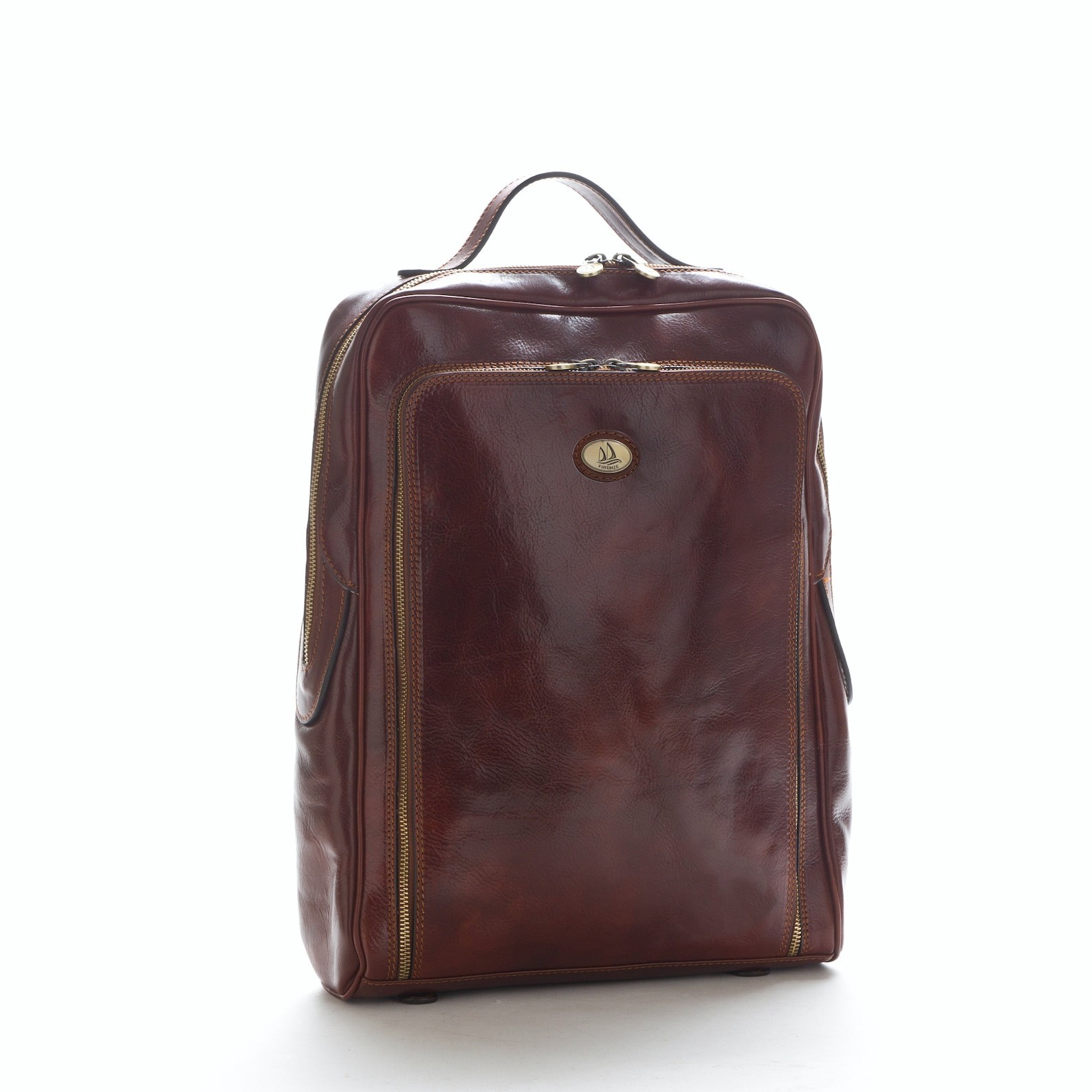 ​Handmade Premium Genuine Leather Backpack – Artisan Crafted Office & Travel Bag