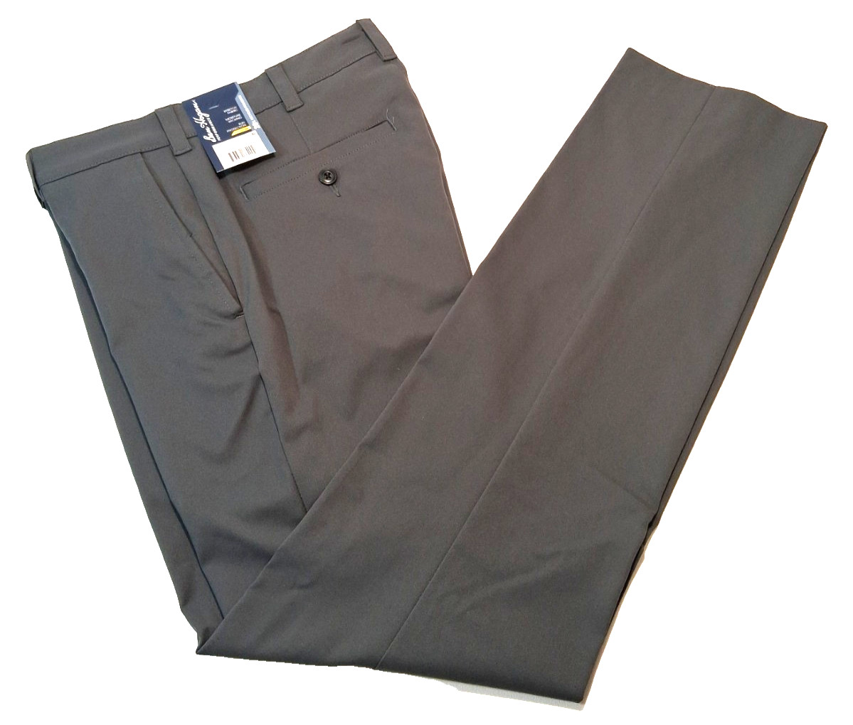 Ben Hogan Mens Performance Pants Stretch Fabric Size 36×32 Grey Asphalt Gray New