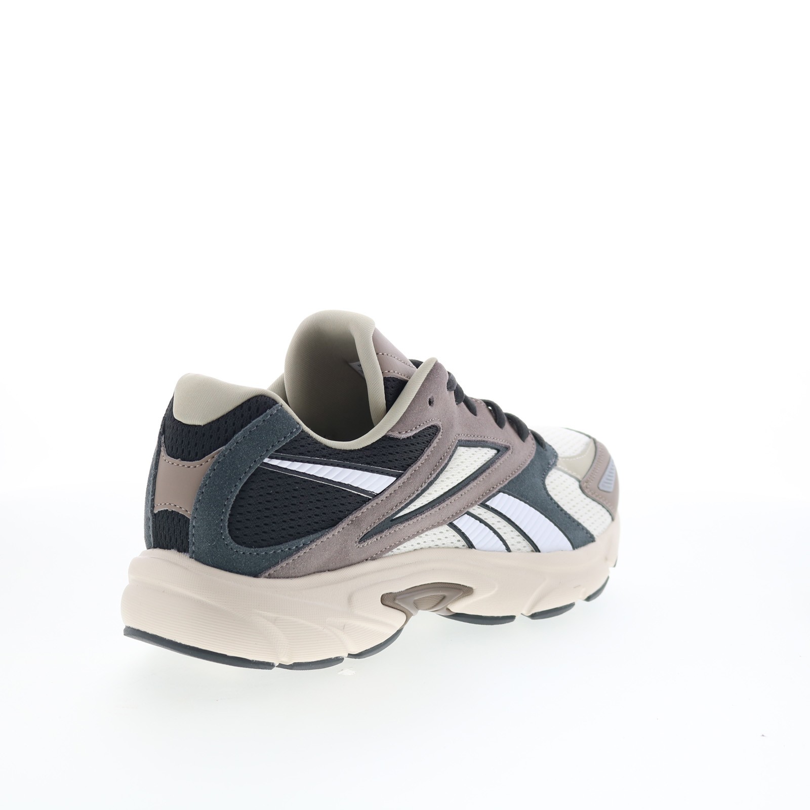 Reebok Road Prime Mens Beige Mesh Lace Up Lifestyle Sneakers Shoes