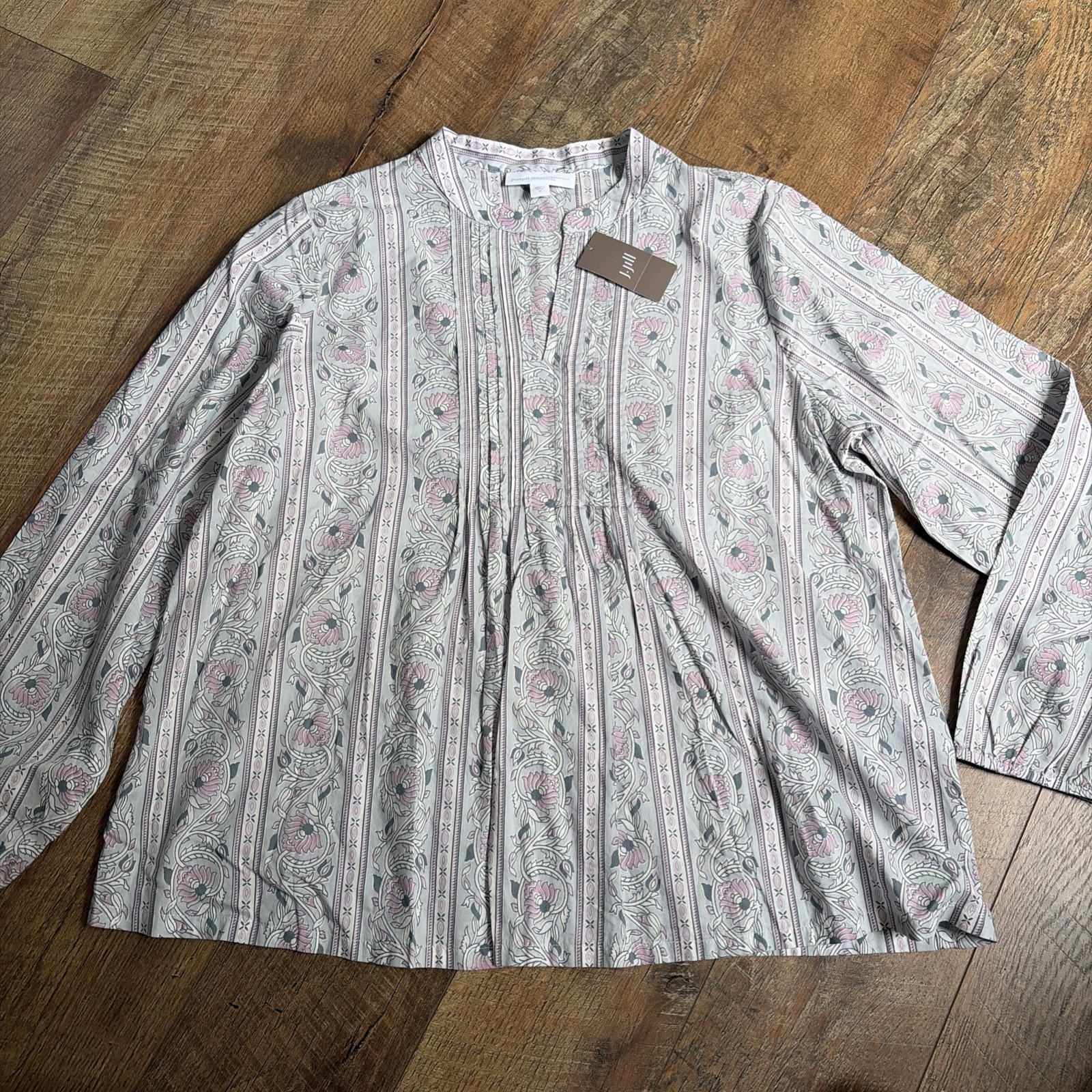 J Jill | NWT Organic Cotton Thin Lightweight Summer Blouse Medium