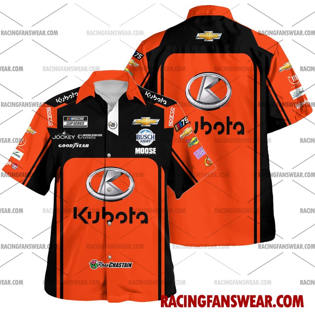 Ross Chastain Nascar Racing 2024 Trackhouse Racing Kubota Uniform Clothe