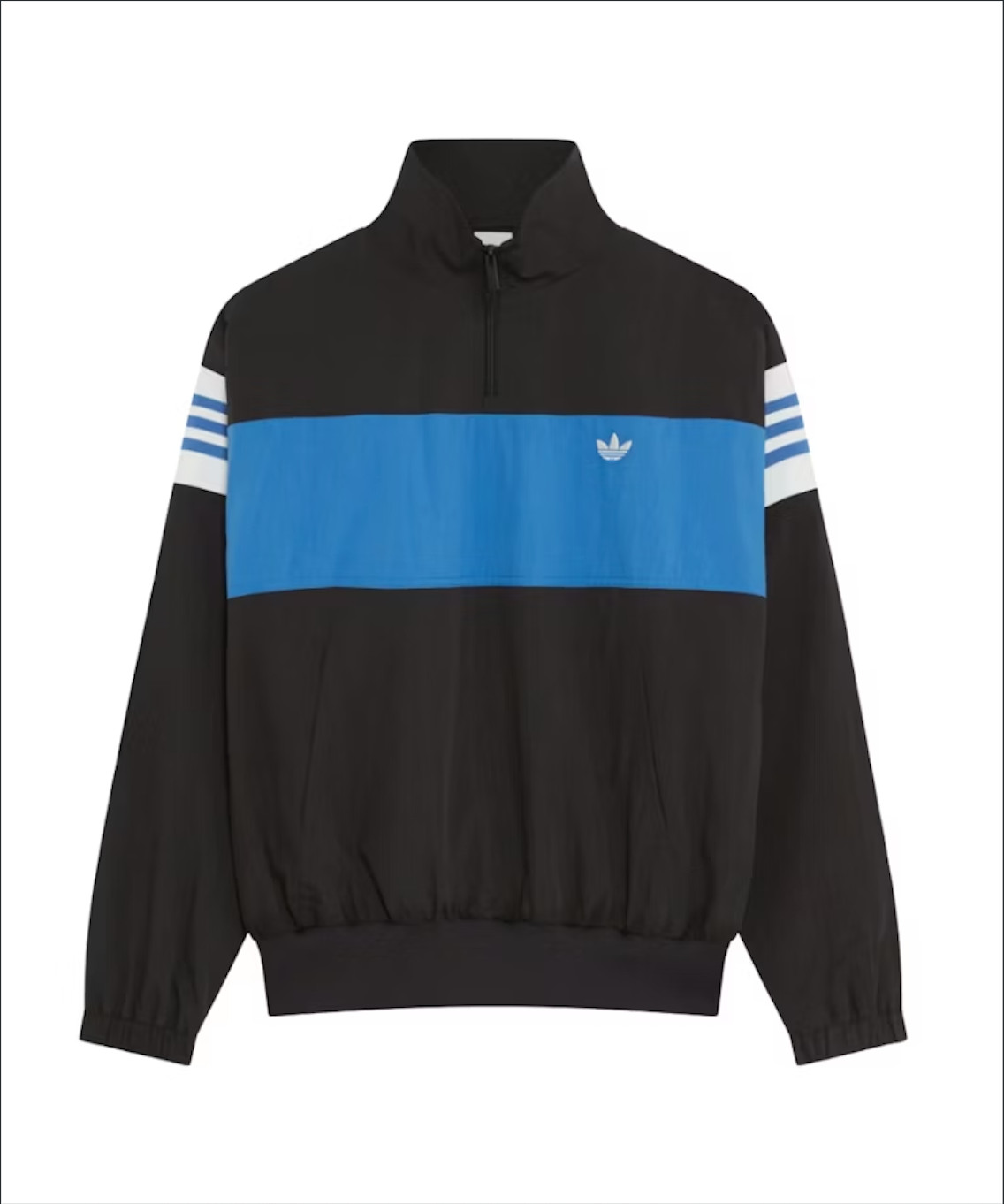 adidas Originals x ASOS *sold out* half zip track jacket in black – size medium