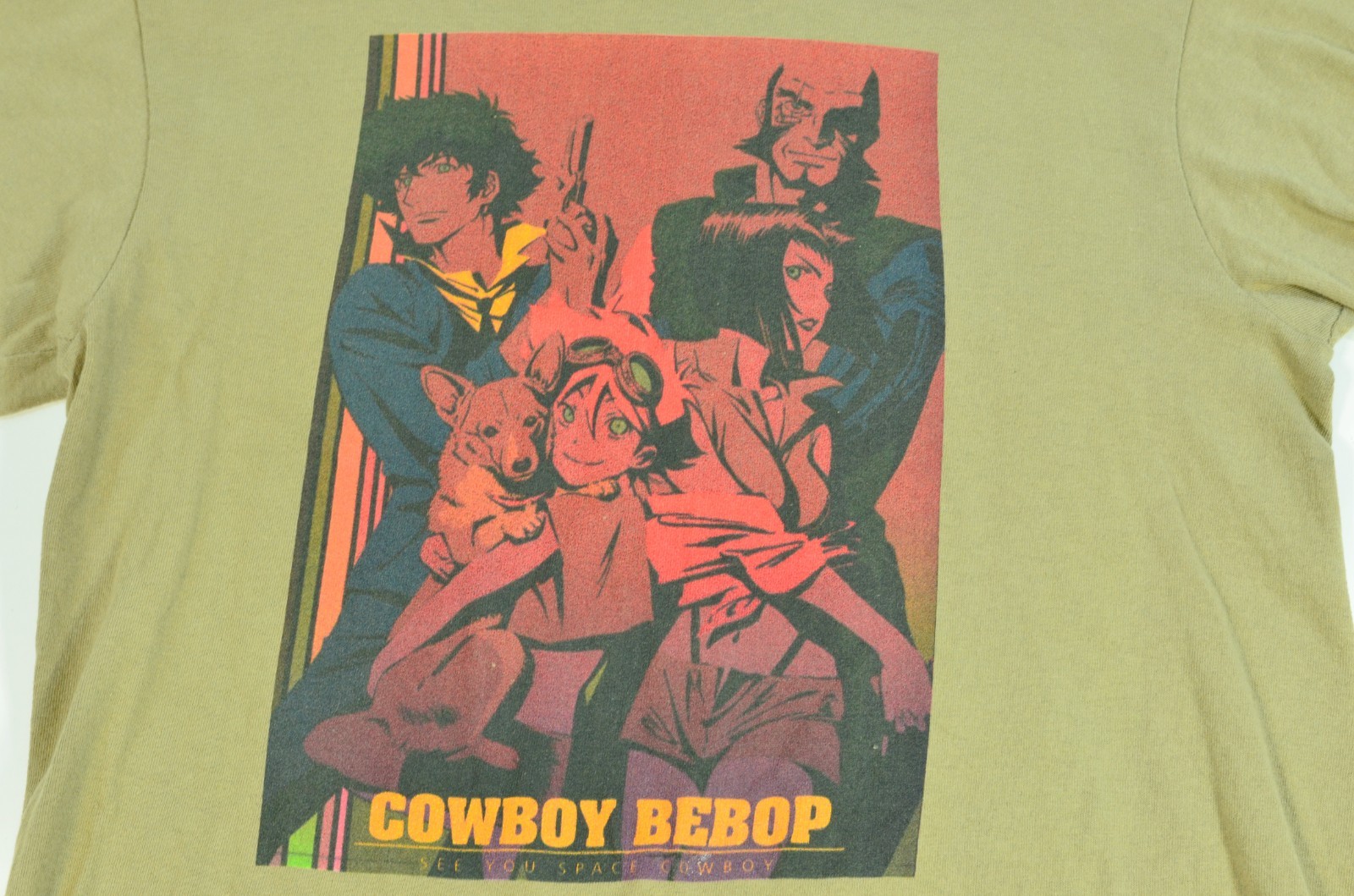 Cowboy Bebop Anime See You Space Delta Tag Y2K Shirt Medium