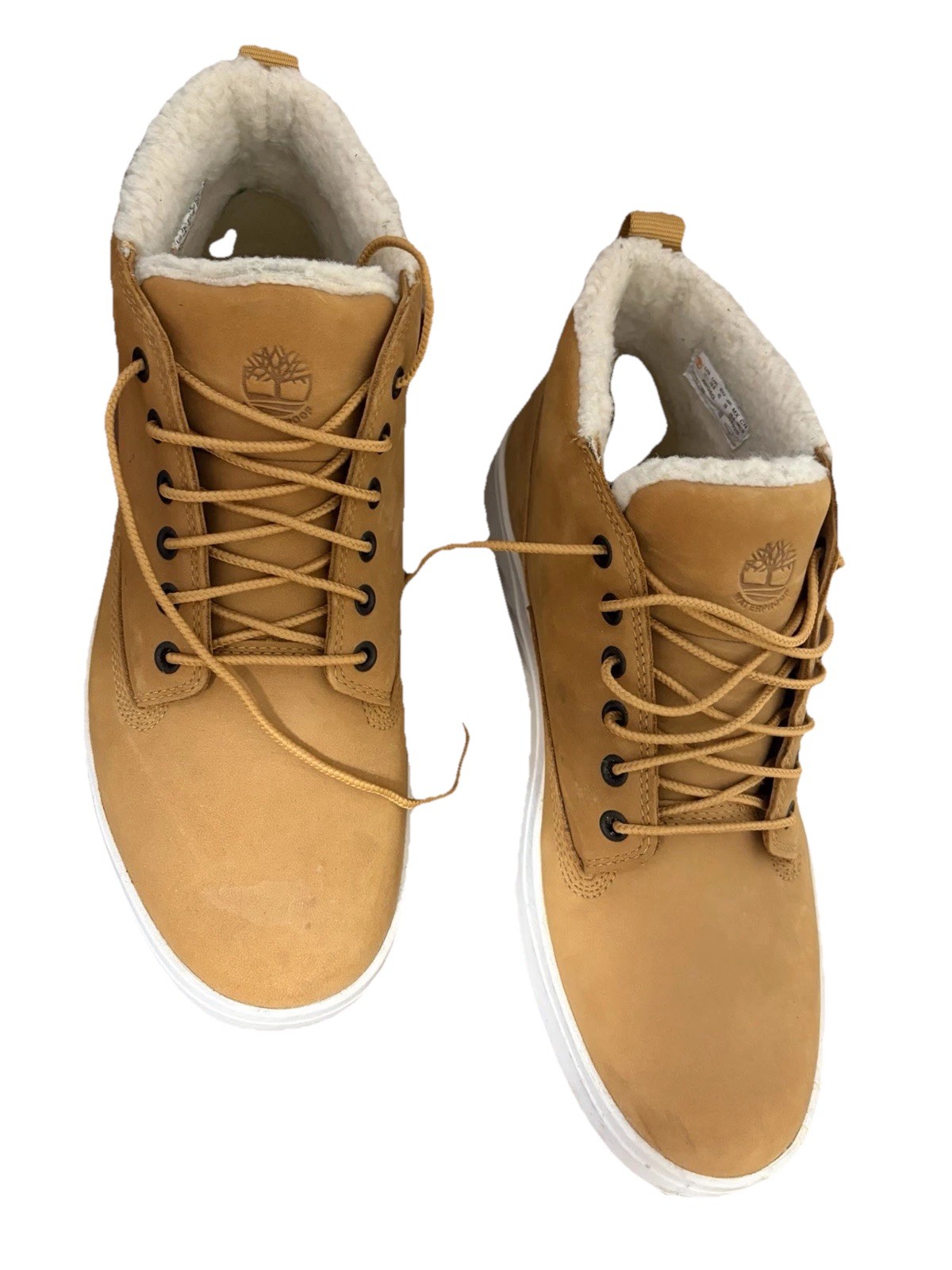 Timberland Men’s Waterproof Faux Fur Lined Leather Chukka Ankle Boots US 11