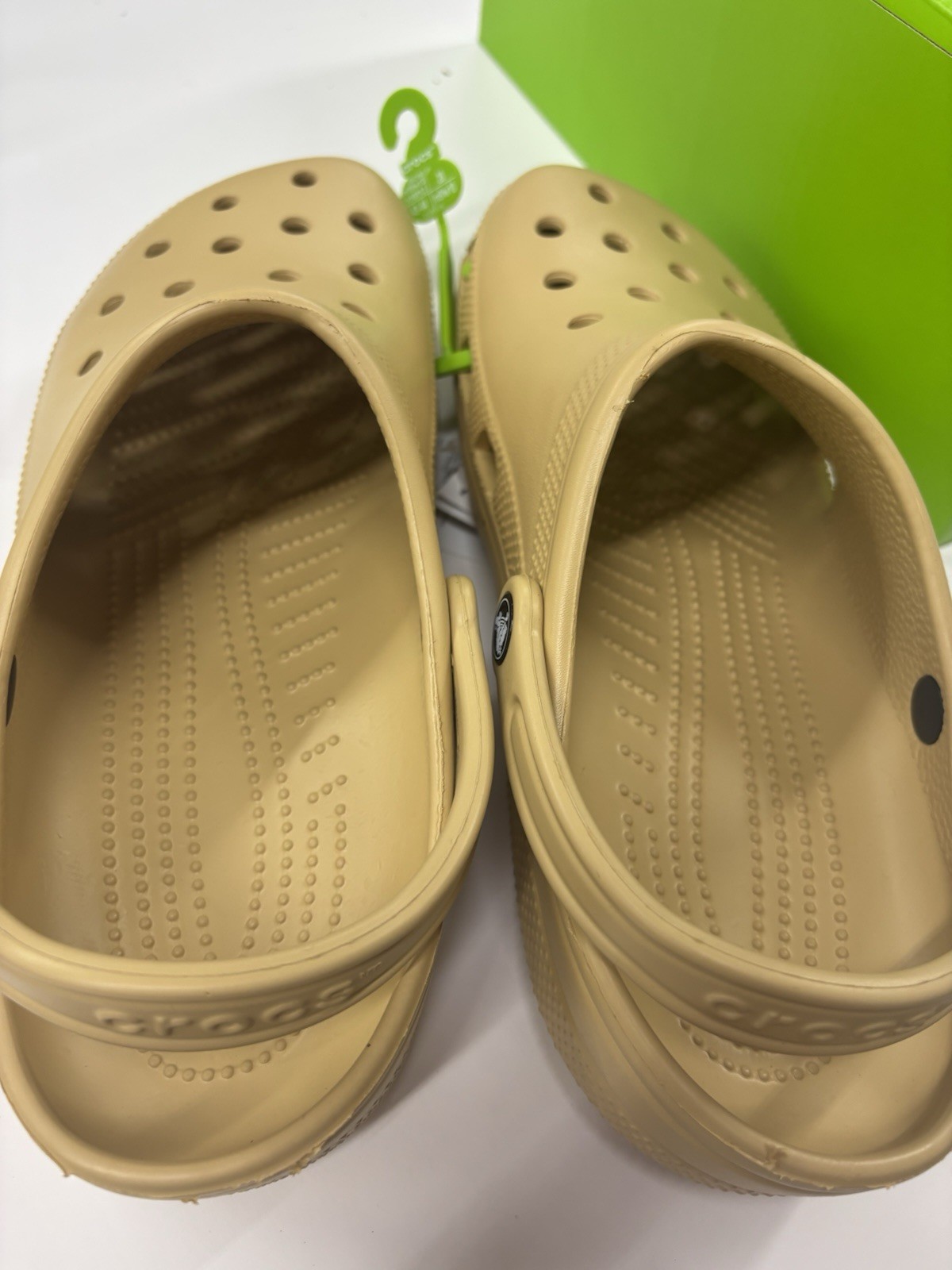 Crocs Unisex/ Men’s/ Women’s Classic Clogs Wheat/ Khaki/ Beige Size M10/W12