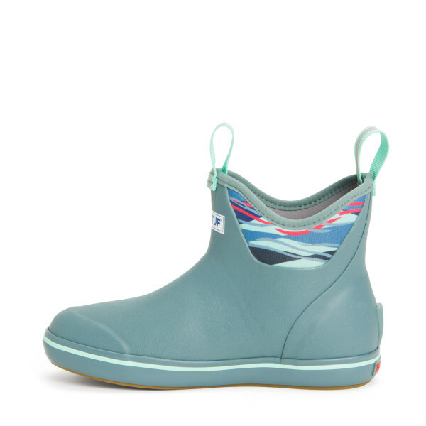 Xtratuf Women’s 6 Inch Ankle Deck Boot – Trooper Blue/Beach Glass