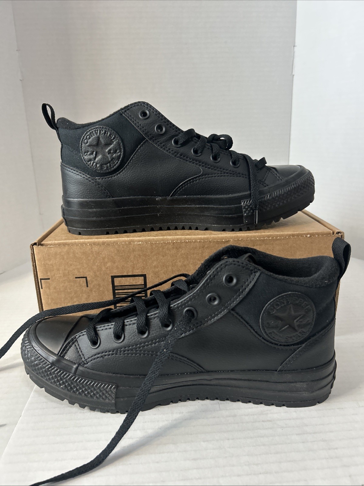 Converse Chuck Taylor All Star Malden Street Boots Mid Mens Black Waterproof