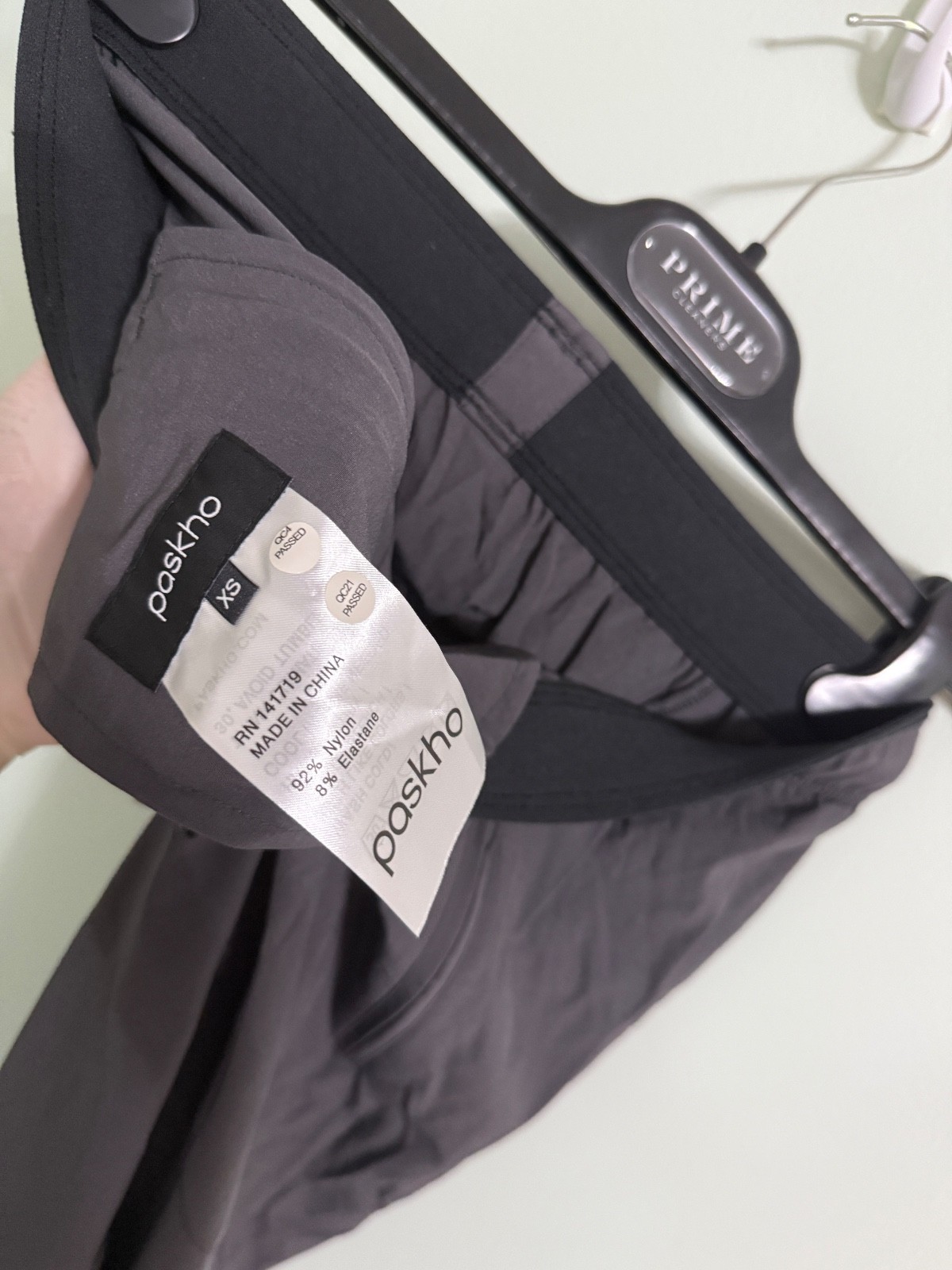 NWT Paskho Purity Meticulous Lightweight Travel Pant in Caviar Size X-Small
