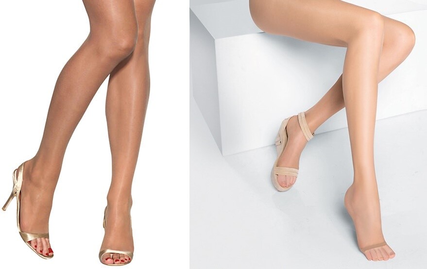 Peavey Tamara Toeless Fancy Dress Pantyhose Hooters Uniform Lingerie Sheer Hose