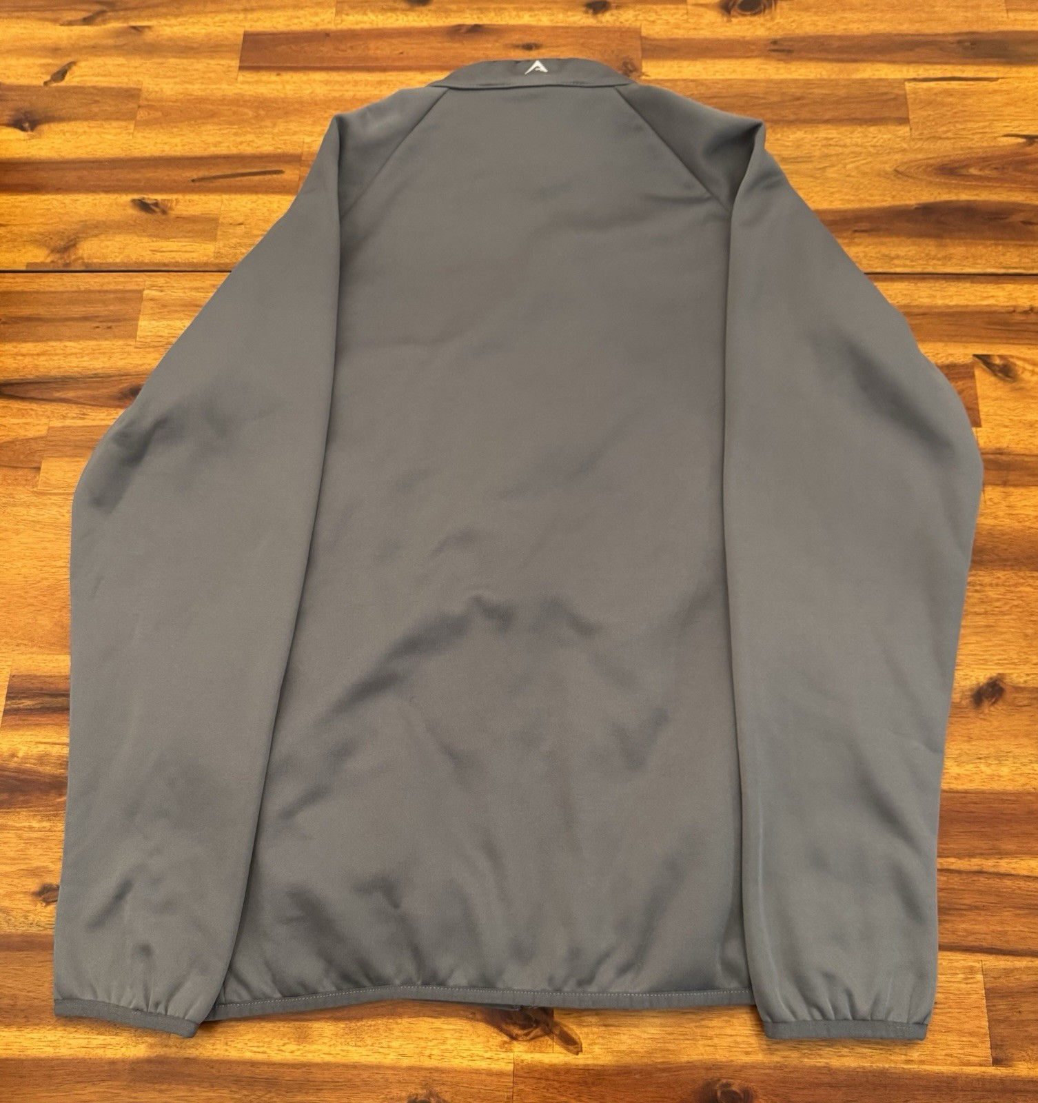 Antigua Men’s Gray Full Zip Quilted Jacket w/ J.B. Hunt Logo, Size L