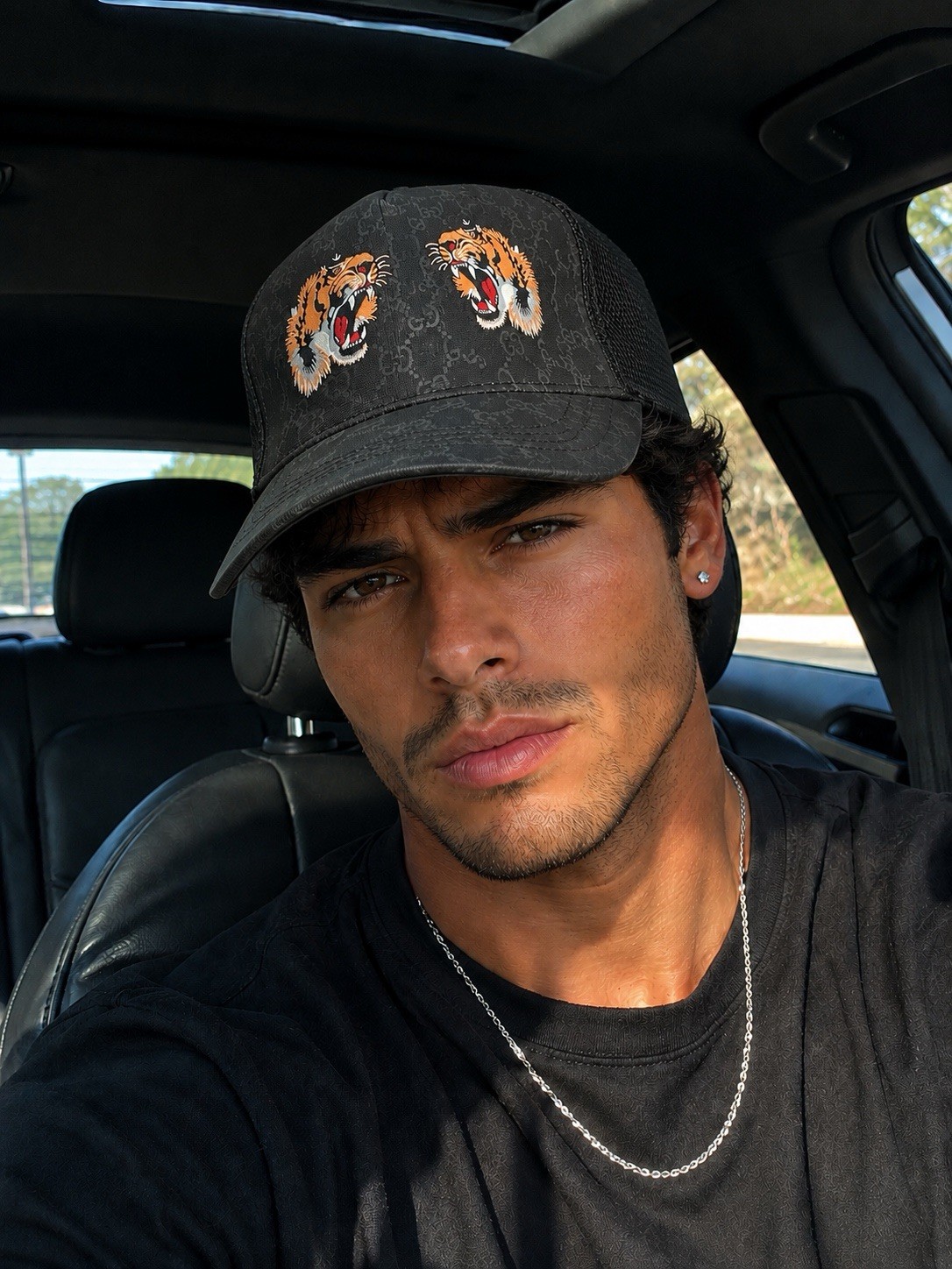 Gucci Baseball Cap Tiger Motive