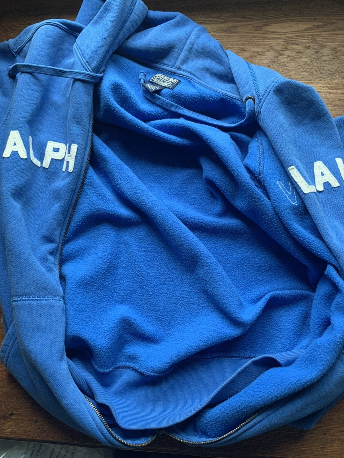 Vintage Polo Jeans Company Ralph Lauren Mens Sweatshirt Blue Large
